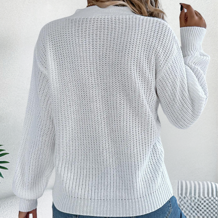 GRACE - Pull Moderne en V pour Femmes