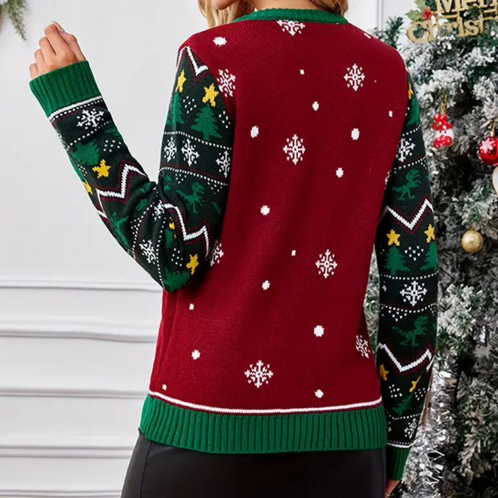 MINA - Sweater Arbre de Noël pour Femme