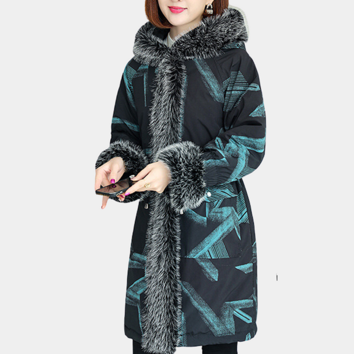 KINA - Manteau d'Hiver Classe pour Femmes