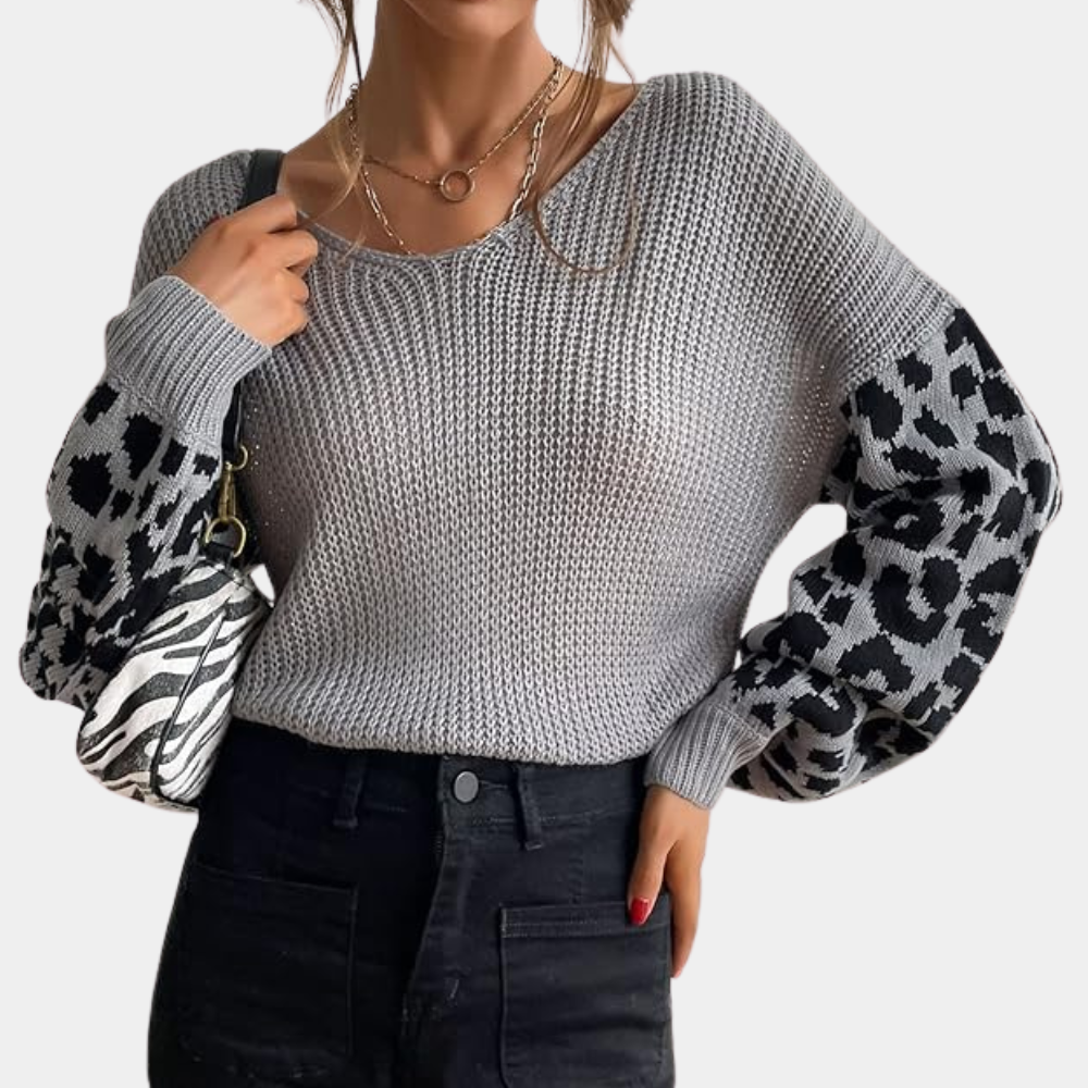 INES - Pull Tricoté Tendance pour Femmes