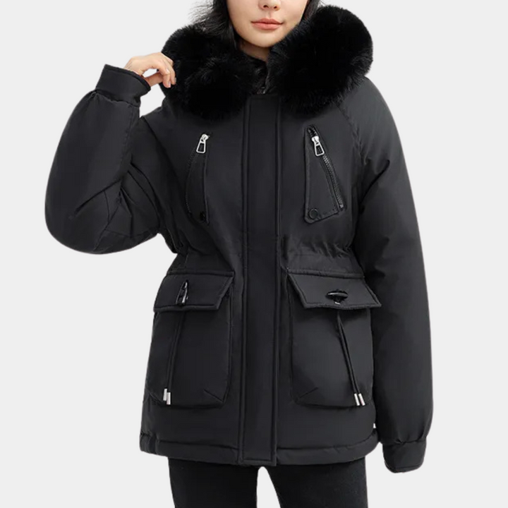 BELLA - Veste d'Hiver à Capuche Moderne pour Femmes